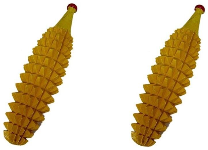 

Worthy Shoppee Wooden long massager (Karela Massager) - Set Of 2