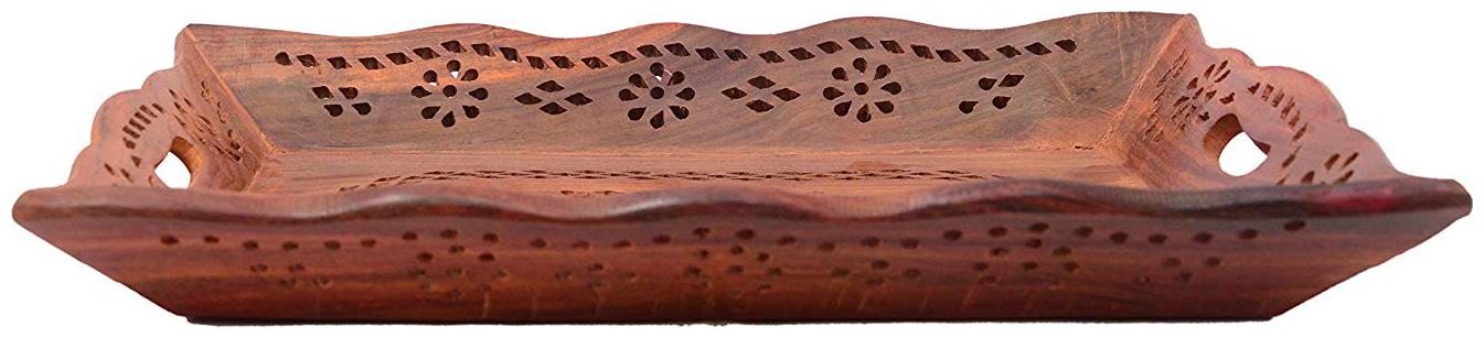 

Worthy Shoppee Rectangular Serving Tray Engraved Love Family Love Friend 12 5x8 5 inch Food Tray Serving Platters for Coffee Wine Cocktail Fruit Meals