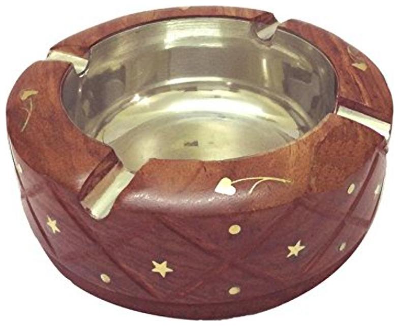 

WorthyShoppee Table Top Wooden Ash Tray for Cigar etc CAI-HD-0257 Size(inch) 2 54 cm (1 inch)x10 16 cm (4 inch)x12 7 cm (5 inch)
