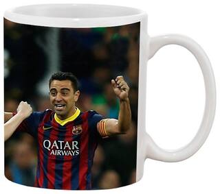 Xavi and Iniesta Ceramic Coffee Mug by AshvahTM Mug-1944