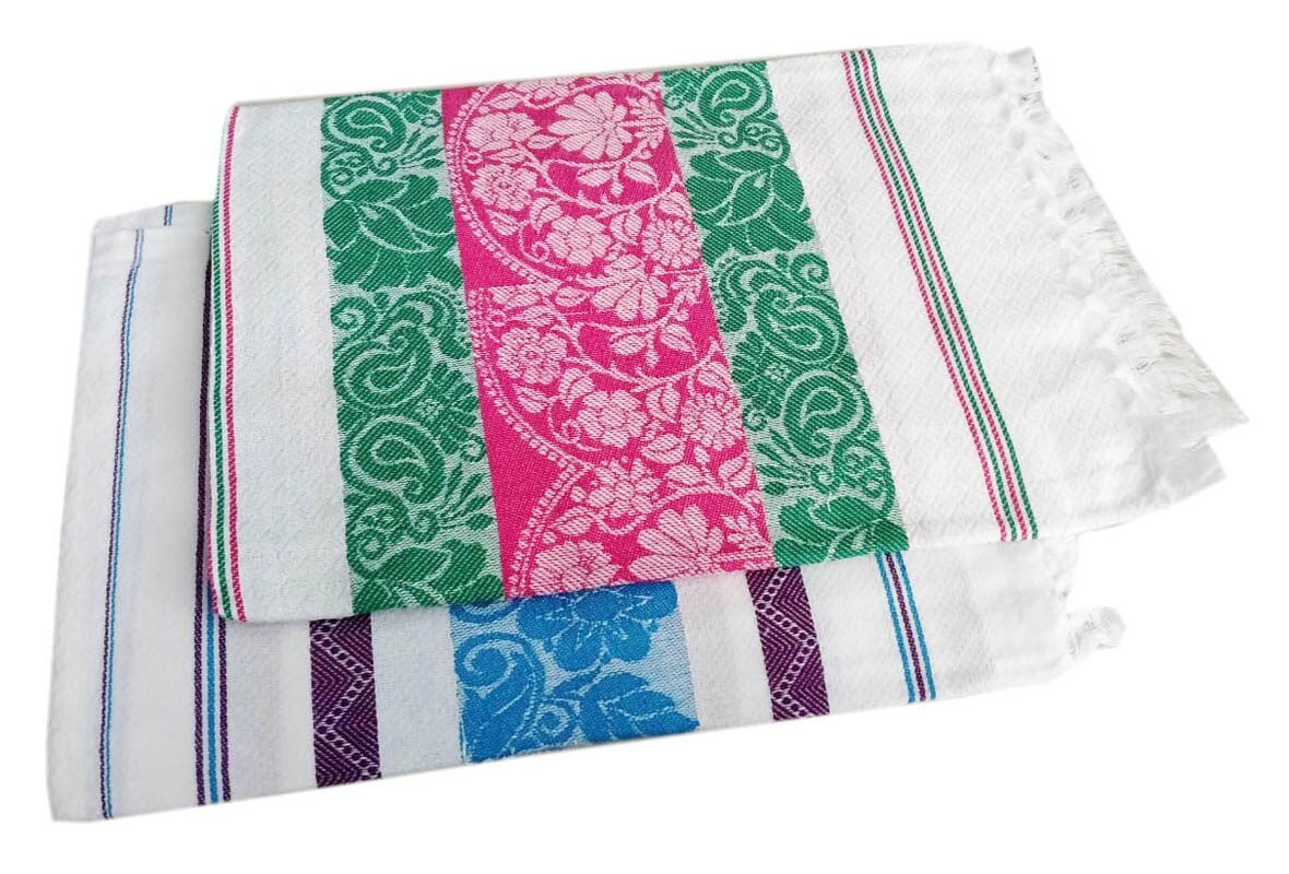 

XY DECOR 400 GSM Cotton Bath Towel ( 2 Pieces Multi )