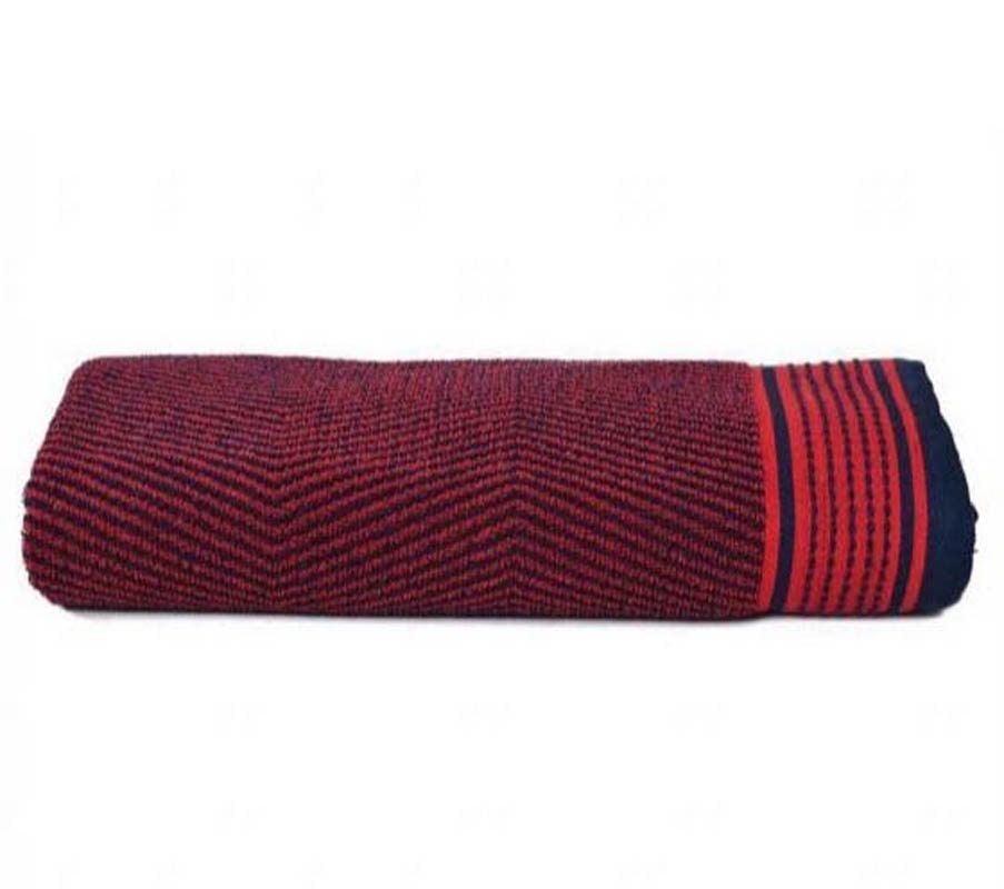 

Xy Decor Cotton Bath Towel Set Of 1 -Maroon