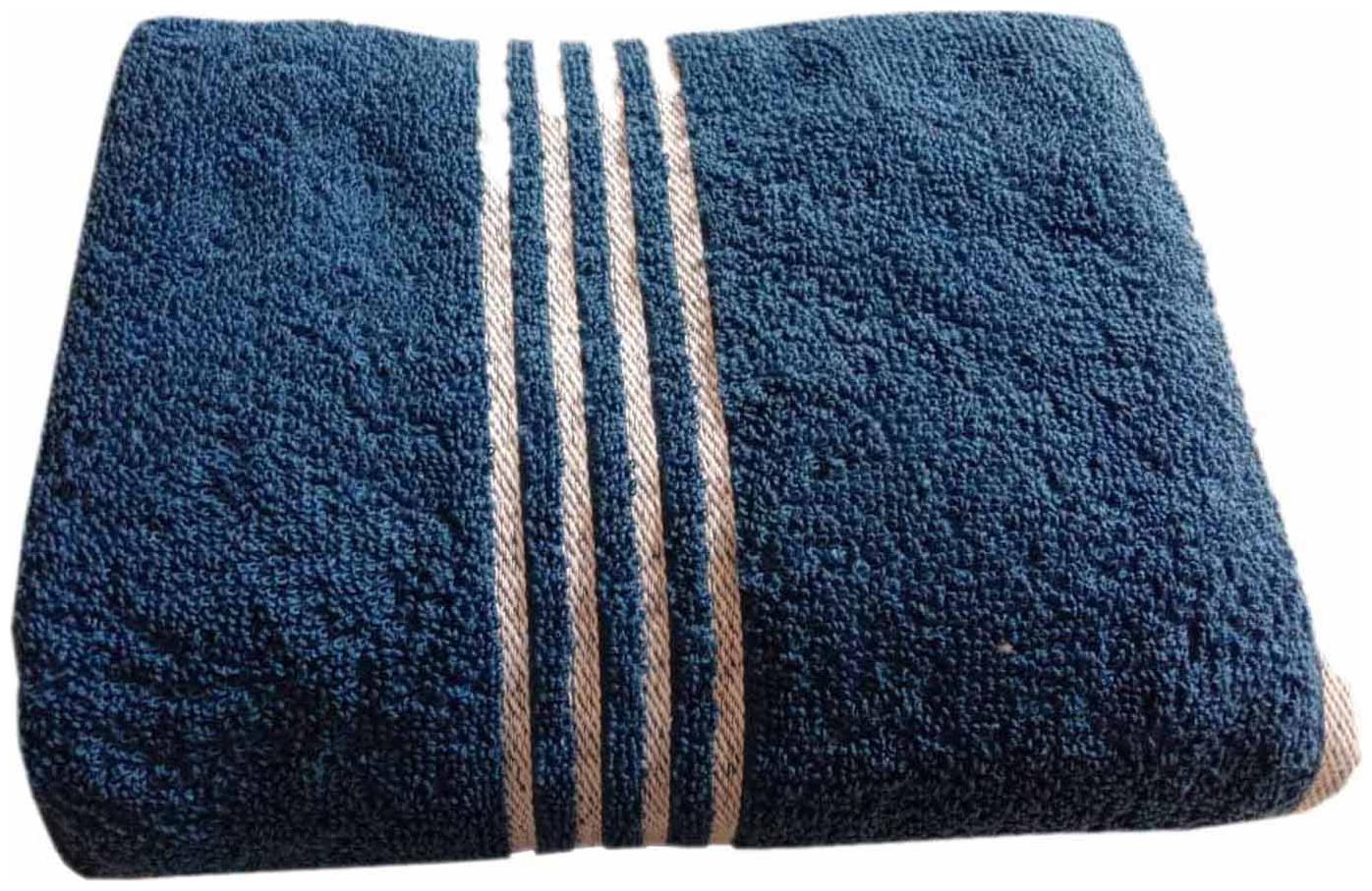

XY DECOR 400 GSM Cotton Bath Towel ( 1 Piece Blue )