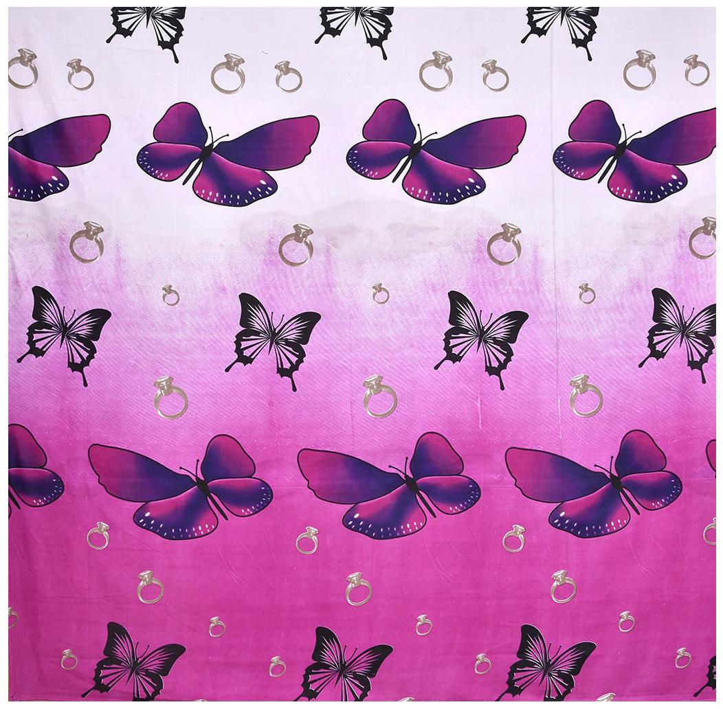 

XY DECOR Microfiber 3D Printed Double Size Bedsheet 120 TC ( 1 Bedsheet With 2 Pillow Covers Multi )
