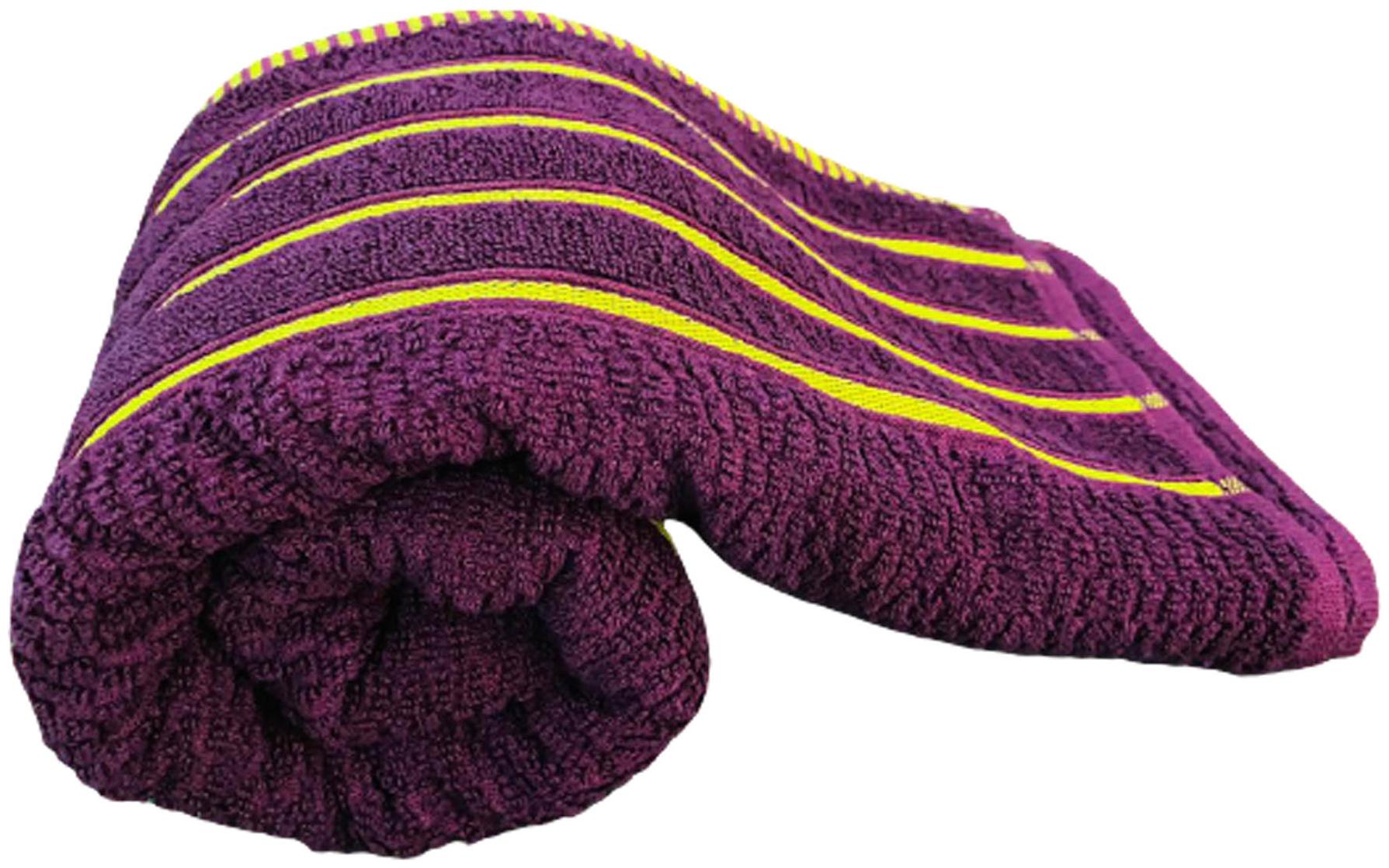 

XY DECOR 470 GSM Cotton Bath Towel ( 1 Piece Purple )