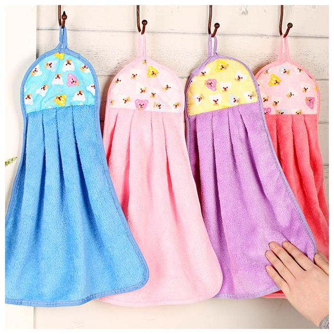 

Xy decor set of 4 Microfiber hand towel