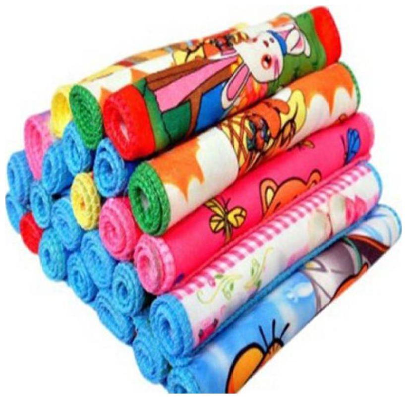 

Xy Decor Set of 24 Face towel (Printed Multicolour) 25x25 Cm