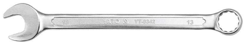 

YATO YT-0342 Double Sided Chromed Finish with AS-Drive DIN 3113 and Material CrV 6140 13 mm Double Sided Combination Wrench ()