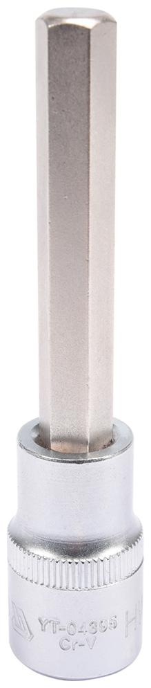 

YATO YT-04395 Professional HEX 10mm Mandrel and 1 2 inch Drive Socket Bit with Chromium Plated for Car or Mechanical Workshop Socket Set (Pack of 1)