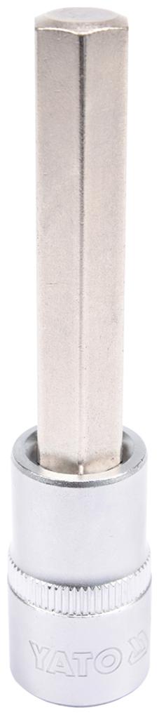 

YATO YT-04396 Professional HEX 12mm Mandrel and 1 2 inch Drive Socket Bit with Chromium Plated for Car or Mechanical Workshop Socket Set (Pack of 1)