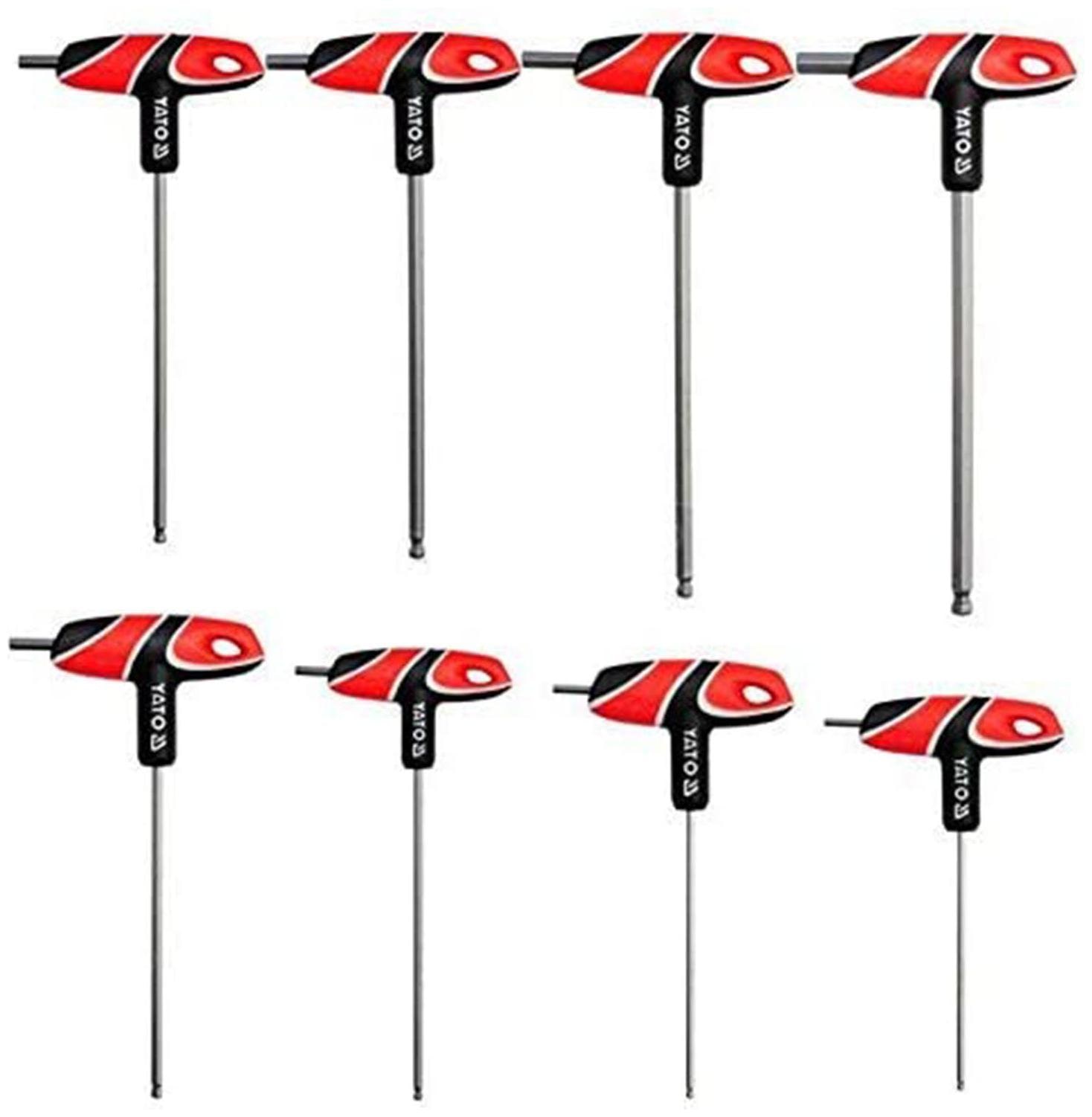 

Yato YT-05597 T-Handle Hex Key With Ball Set