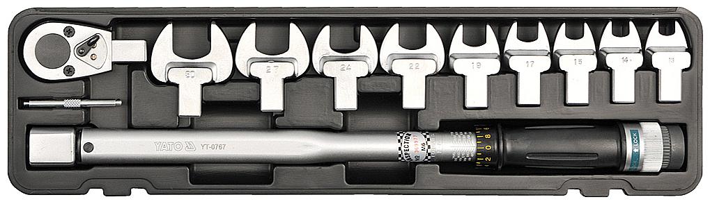 

YATO YT-0767 Measurement tolerance - 3 and Nm is 40-210 Torque Wrench and Accessories 1 2 inch Drive Single Sided Speciality (Pack of 1)