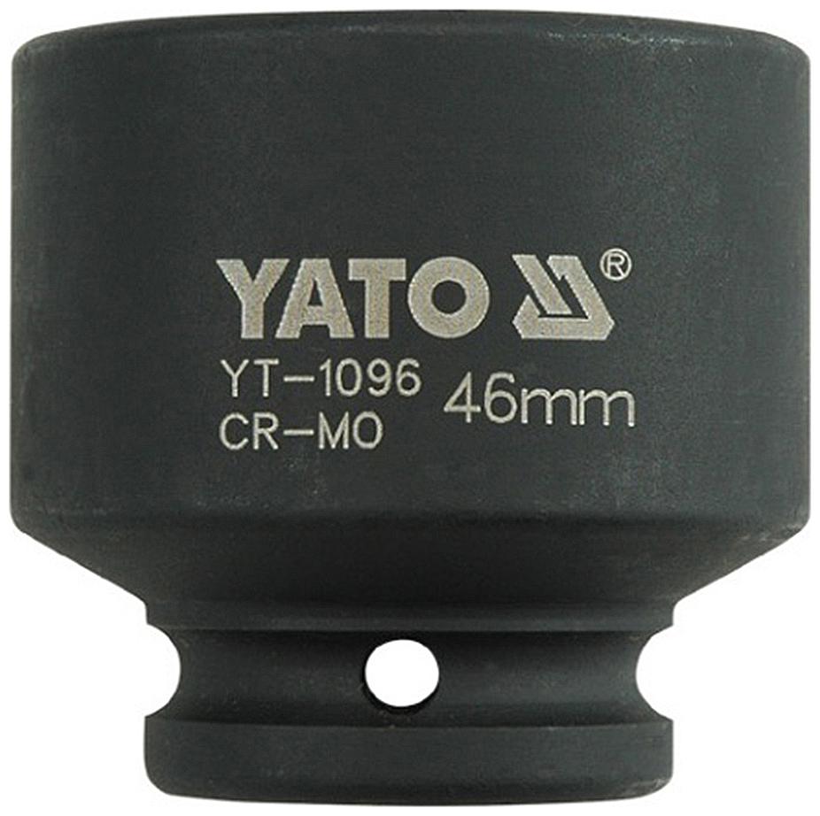 

Yato YT-1096 Cold Forged CrMo 3 4 inch Drive Black Phosphated Surface Hexagonal Impact Socket-46mm Socket Set (Pack of 1)