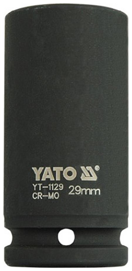

Yato YT-1129 Cold Forged CrMo 3 4 inch Drive Black Phosphated Surface Hexagonal Deep Impact Socket-29mm Socket Set (Pack of 1)