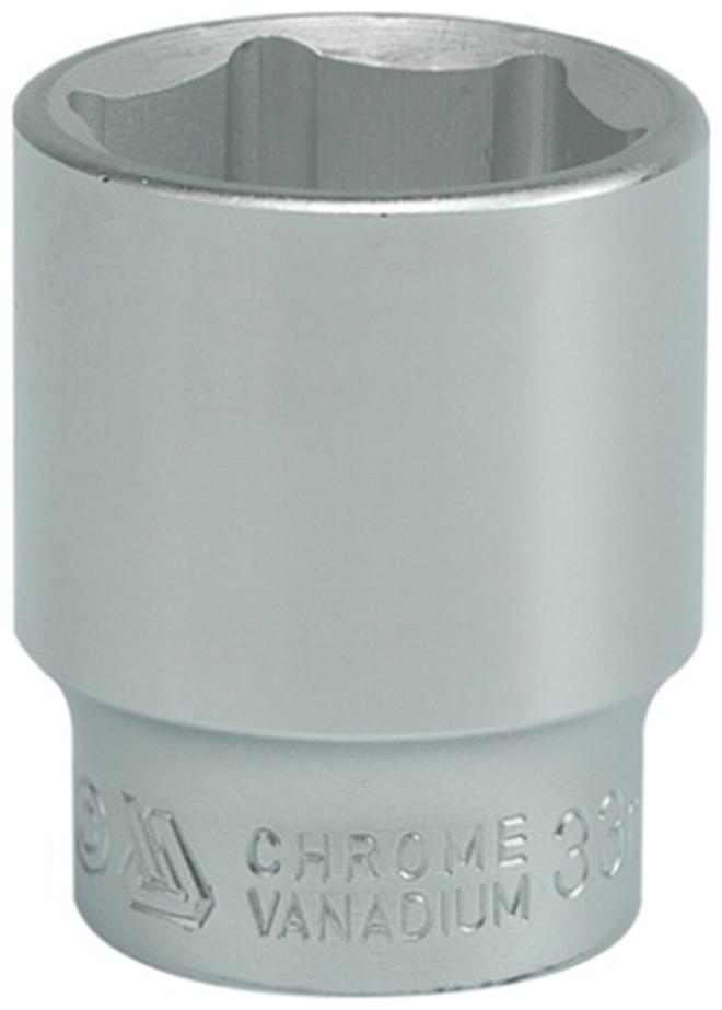 

YATO YT-1313 3 4 inch Drive Socket with Chrome finish with 33mm size application in industry car service stations and workshops for High Loads Socket Set (Pack of 1)