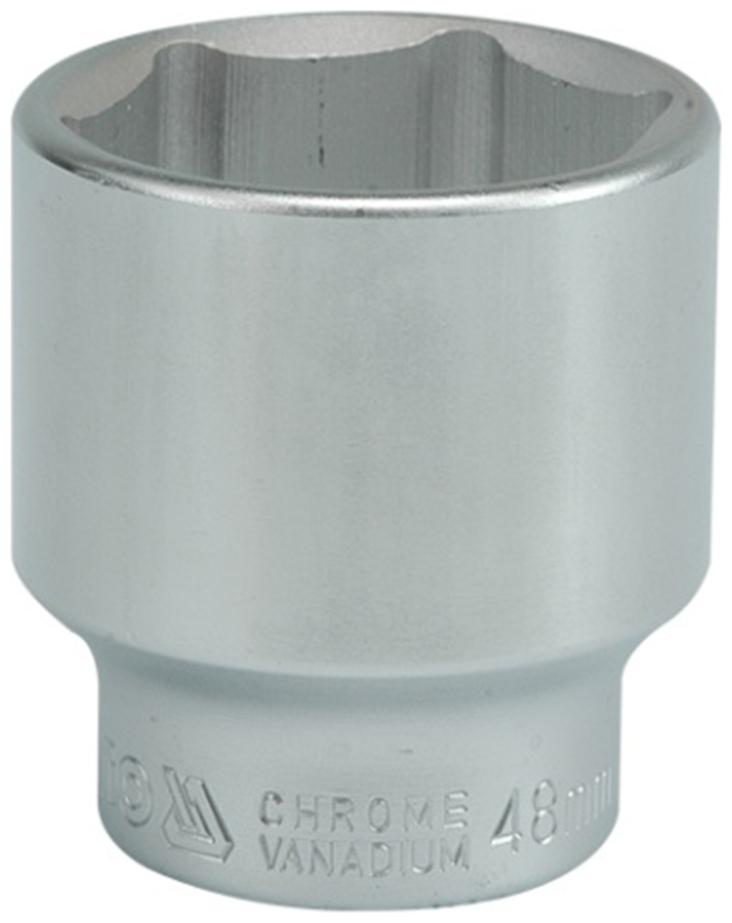 

YATO YT-1323 3 4 inch Drive Socket with Chrome finish with 48mm size application in industry car service stations and workshops for High Loads Socket Set (Pack of 1)