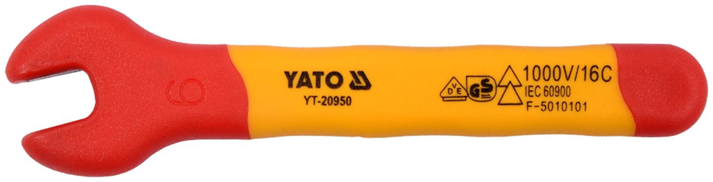 

Yato YT-20950 Injection Insulated Open End Wrench 6mm