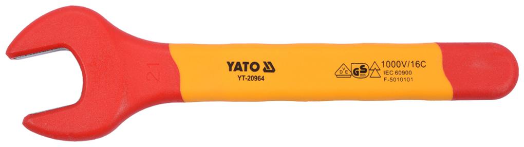 

YATO YT-20964 Multi- Flat Insulated Single Sided 21 mm mm Single Sided Open End Wrench ()