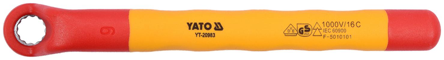 

Yato YT-20983 Injection Insulated Ring Wrench 9mm