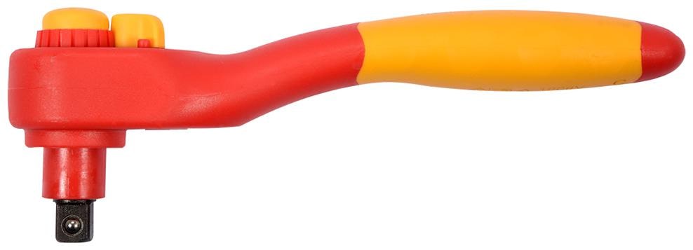 Yato YT-21071 3/8Inch Injection Insulated Reversible Ratchet |Power Tools|hand Tools| Industrial Tools, multicolour