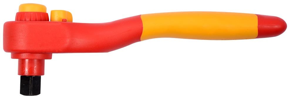 

YATO YT-21072 Insulated Reversible Chrome-vanadium Multi-component VDE-certified 1000 v Single Sided Rachet Wrench ()