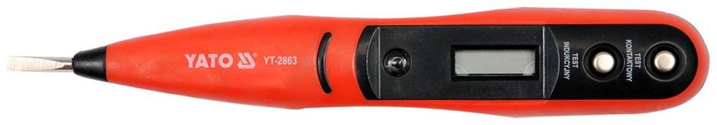 

Yato YT-2863 Tester in the range of 12 - 250 V Digital Voltage Tester ()