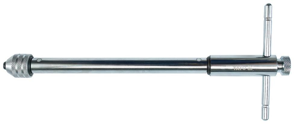 

Yato YT-2991 Polished chrome Tap Wrench with Reverse and Forward action M5-M12 Ratchet M5-M12 mm Single Sided Rachet Wrench