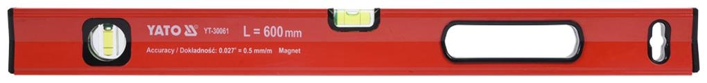 

Yato YT-30061 Equipped with 2 vials made of acrylic glass Magnetic Engineer s Precision Level (60 cm)