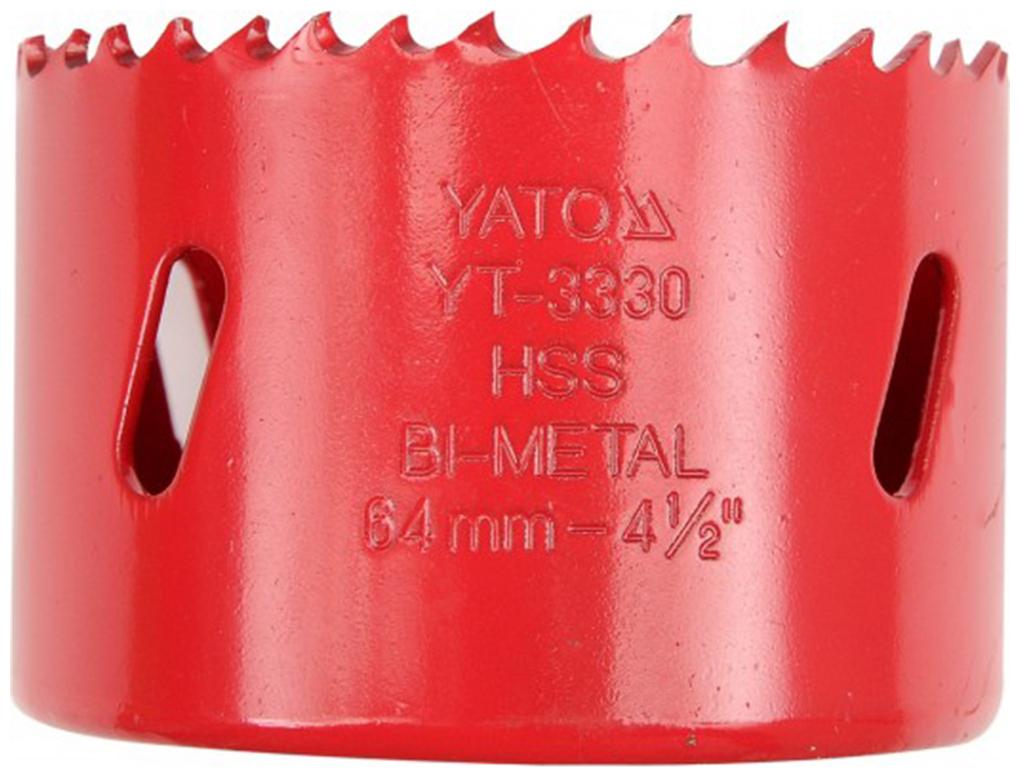 

YATO YT-3324 Bimetal Hole Saw with size 51mm High Quality Metal Cutter ()