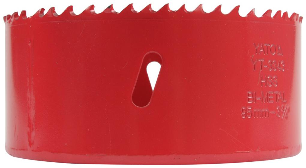 

YATO YT-3346 Bimetal Hole Saw with size 105mm High Quality Metal Cutter ()