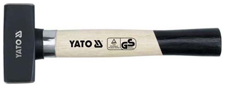 

YATO YT-4550 High Quality Wooden Handle YT-455-Stonning Hammer Forged carbon steel Head Hardened and Tempered Speciality Hammer (1 kg)