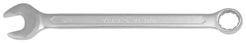 

YATO YT-4878 Double Sided Chromed Surface with AS-Drive DIN 3113 and CrV Material 19 mm Double Sided Combination Wrench ()