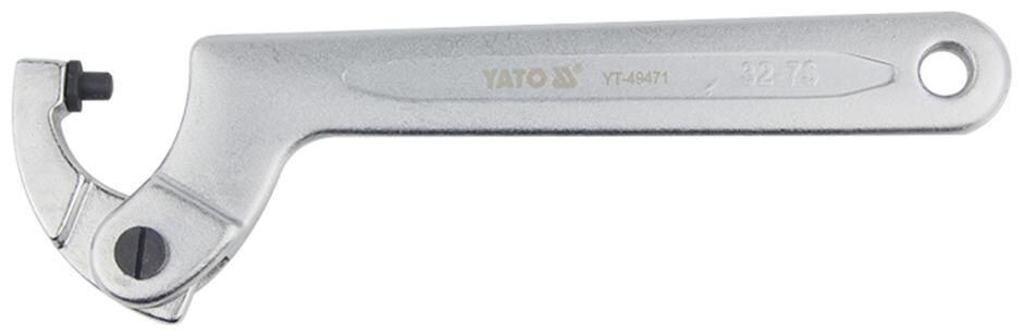 

YATO YT-49470 Single Sided C Hook Pin 22-50 mm Single Sided Adjustable Wrench ()