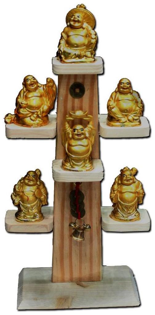 

Yellow Laughing Buddha Set ( Set of one )