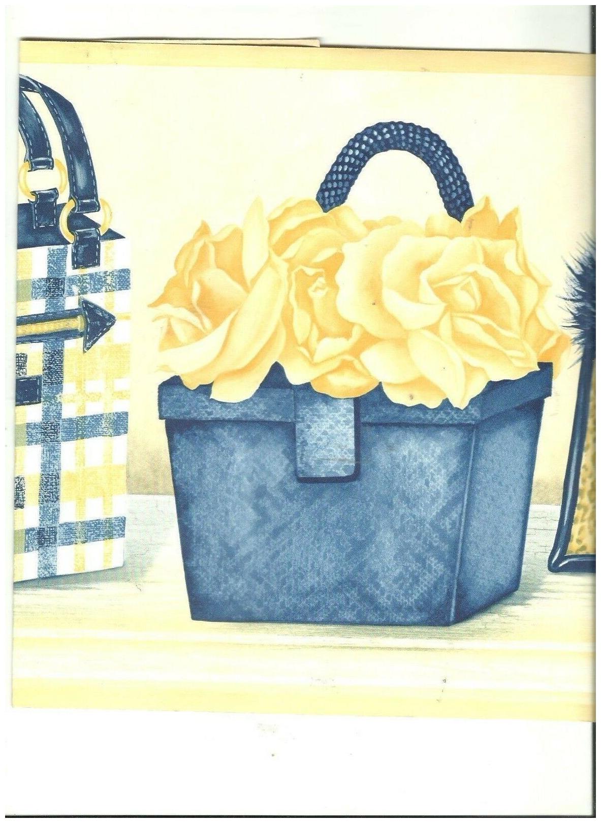 

YELLOW PURSE WALLPAPER BORDER RY3363B