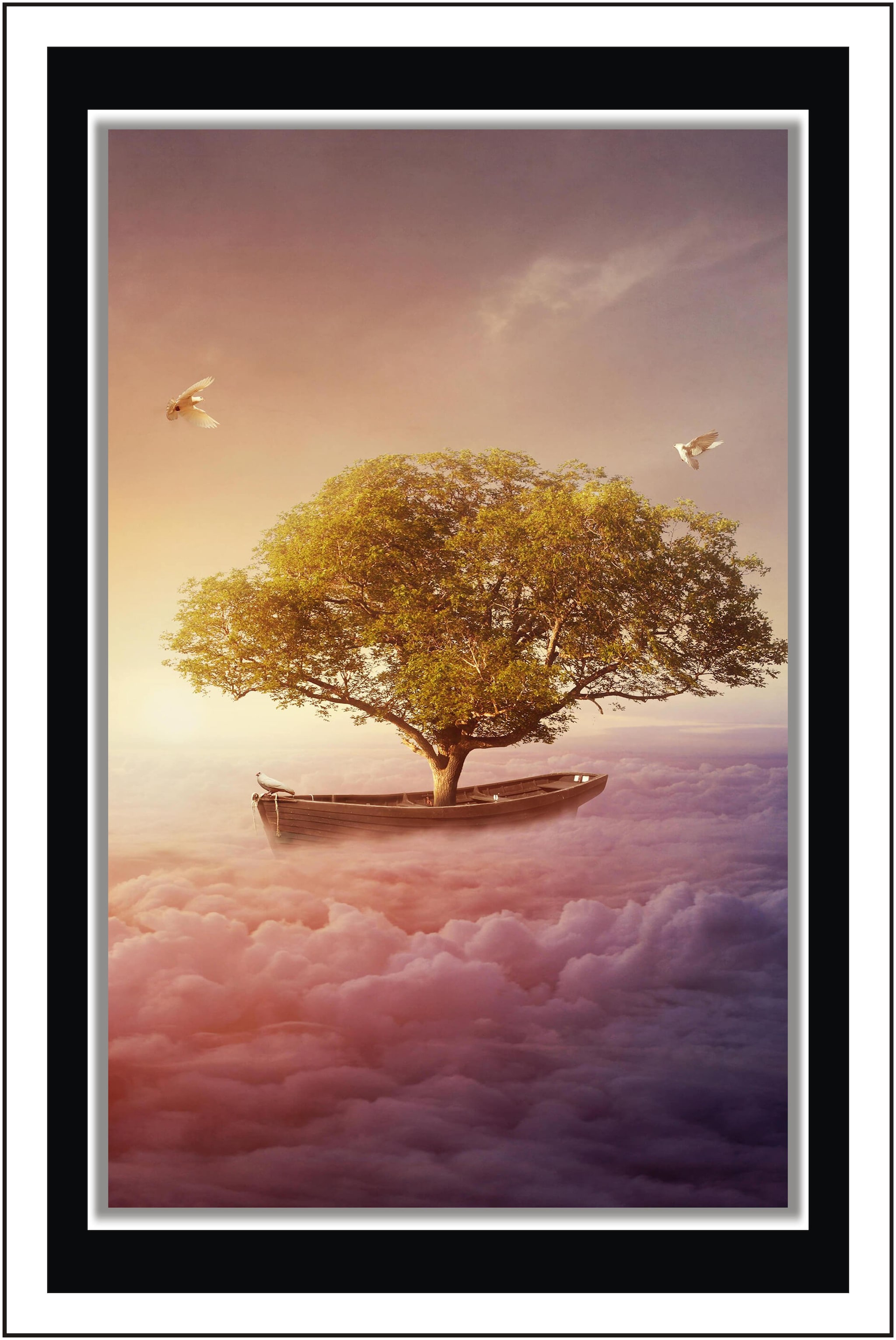 

Yogine Dreamland - Paper Poster Wall Sticker Print Decor Print - Unframed Rolled -12 inches x 18 inches