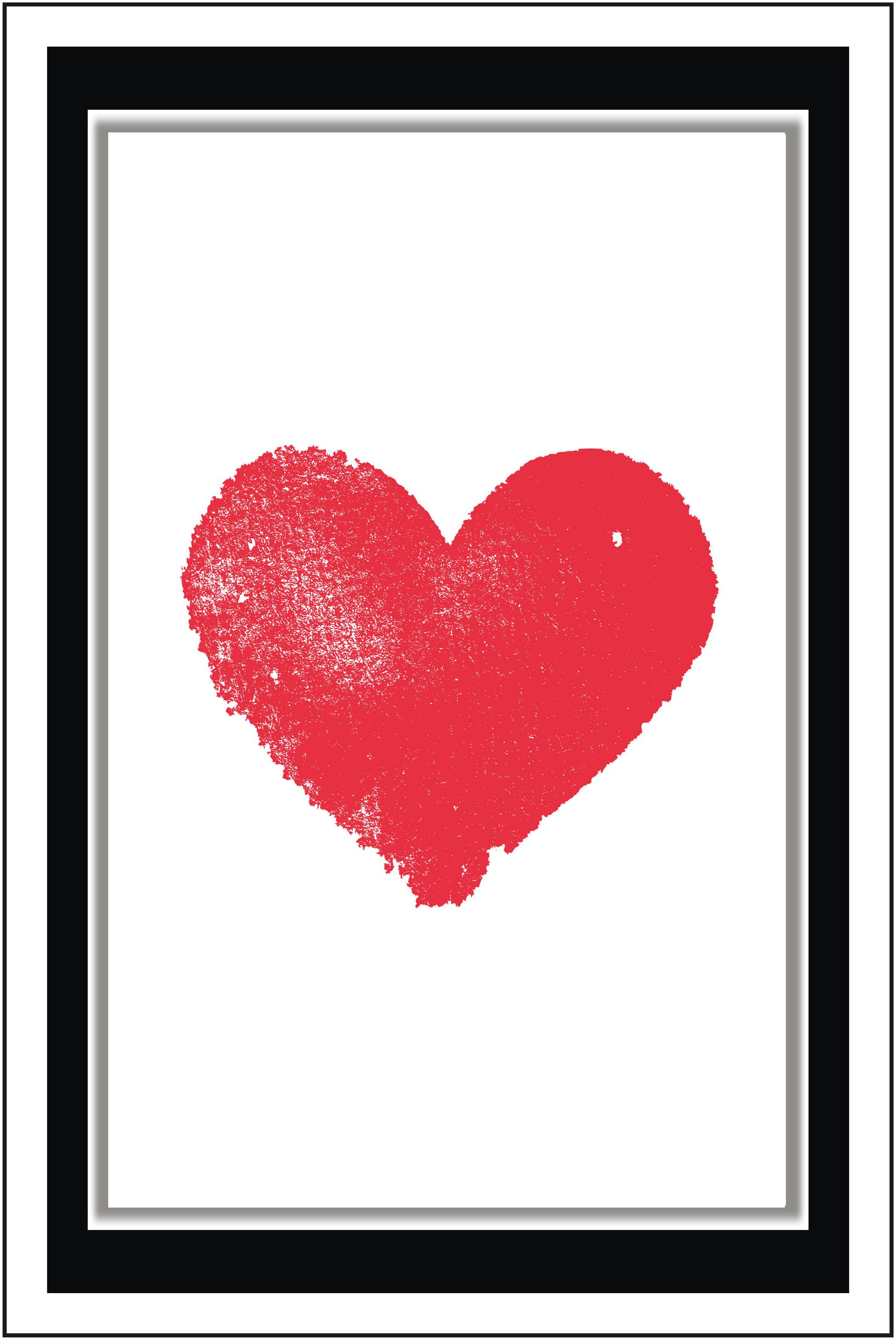 

Yogine Imprint of love - Paper Poster Wall Sticker Print Decor Print - Unframed Rolled -12 inches x 18 inches