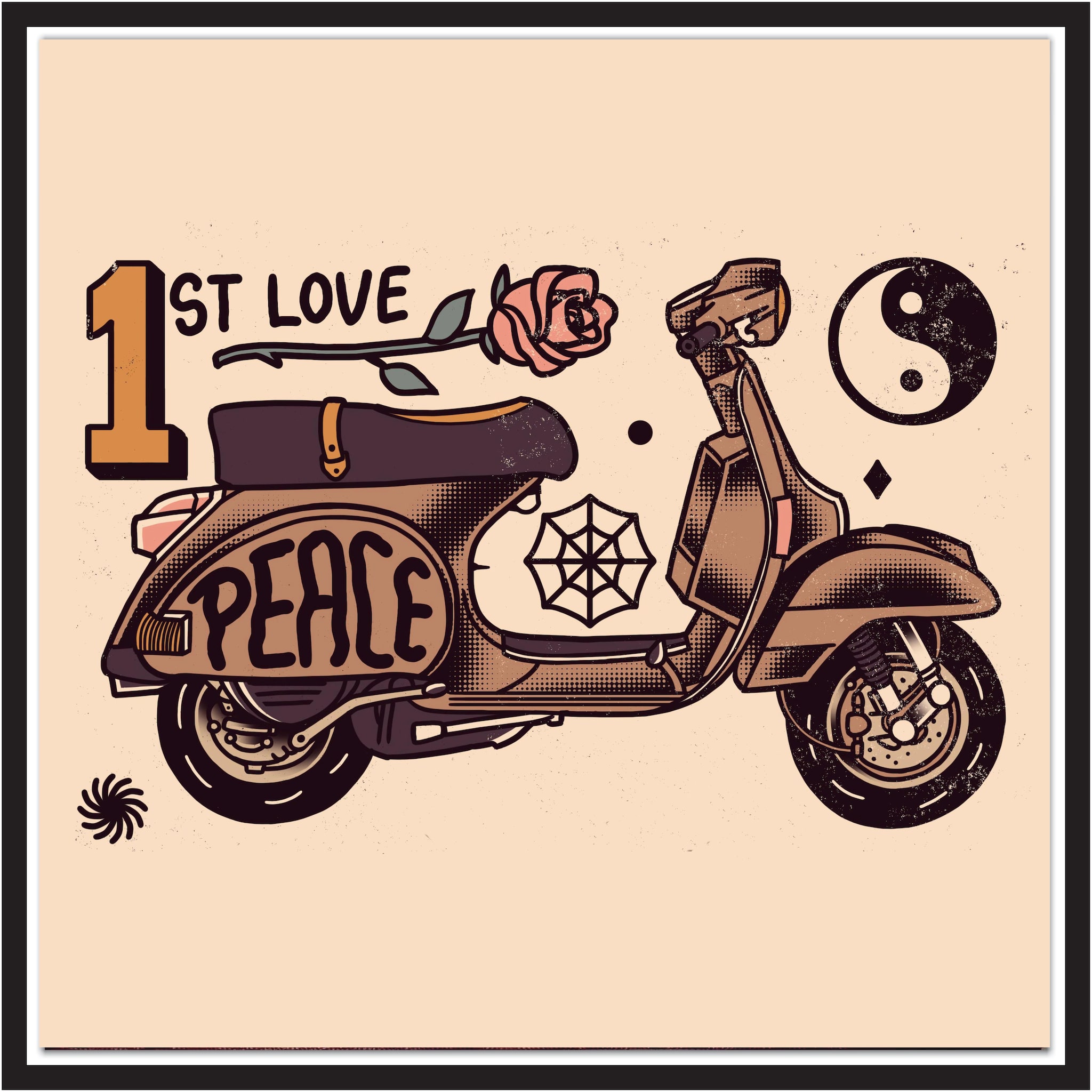 

Yogine Paper Poster Wall Sticker Print Decor Print - Unframed Rolled -12 inches x 12 inches