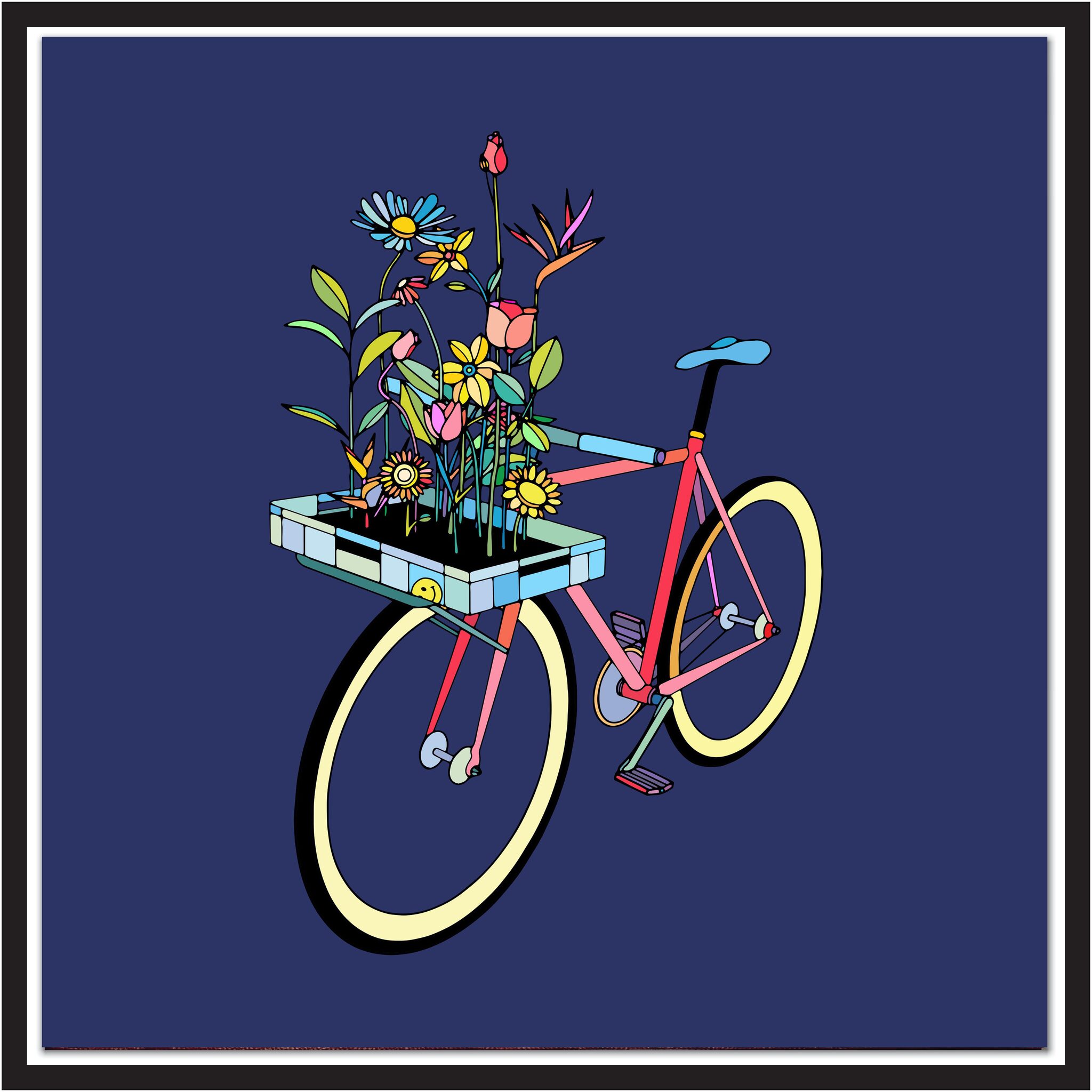 

Yogine Paper Poster Wall Sticker Print Decor Print - Unframed Rolled -12 inches x 12 inches