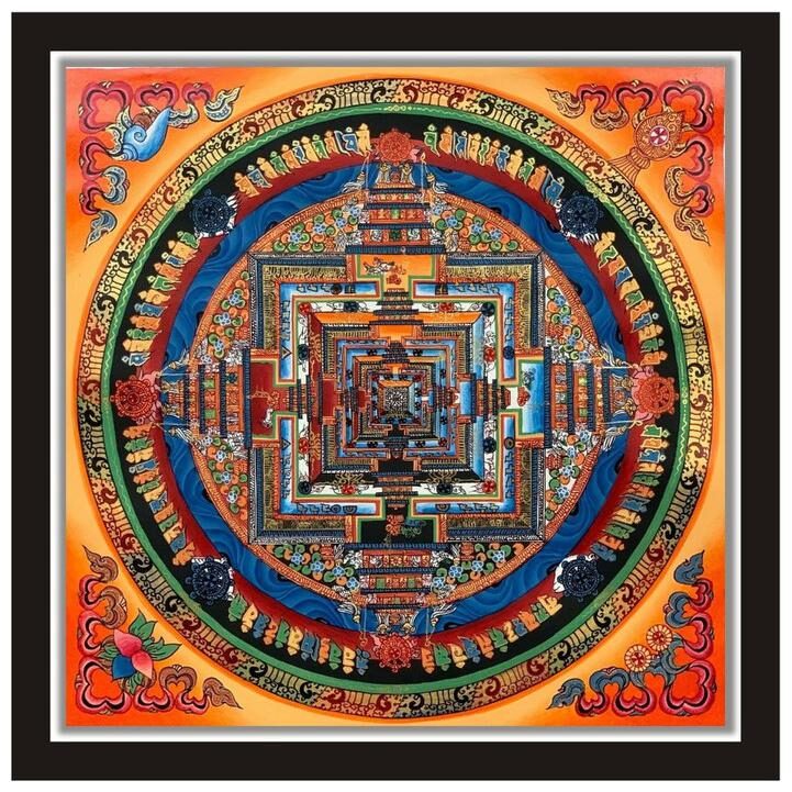 

Yogine Vastu Pattern Poster Size -12 in x 12 in Multicolour