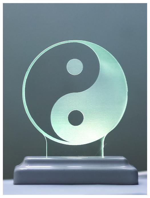 

Yonker Led Acrylic Yin Yan Night Lamp Color Changing Led Night Light Plug -Set Of 1