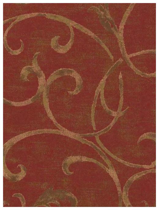 

York Brick Red Scroll Wallpaper - HP5479