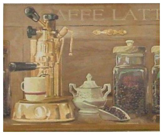 

York Caffe Latte Gold Brown Wallpaper Border - DB3614B