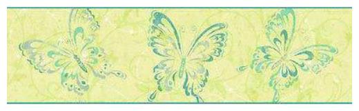 

York Candice Olson Butterfly Wallpaper Border - CK7610B