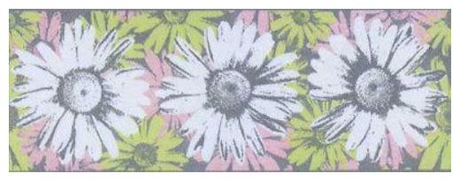 

York Daisy Camo Pink Green Wallpaper Border - BT2731B