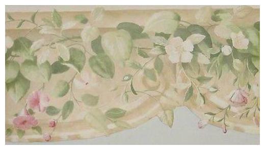 

York Floral Die Cut Wallpaper Border - AO6925B