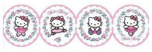 

York Hello Kitty Ballet Wallpaper Border - BT2786BD