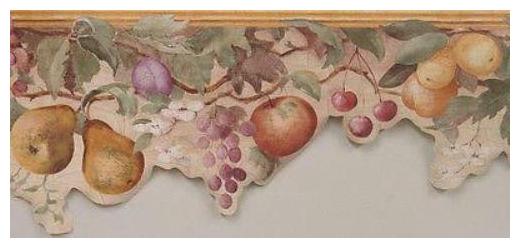 

York Lazer Cut Large Fruit with Crackle Wallpaper Border - AZ5269B