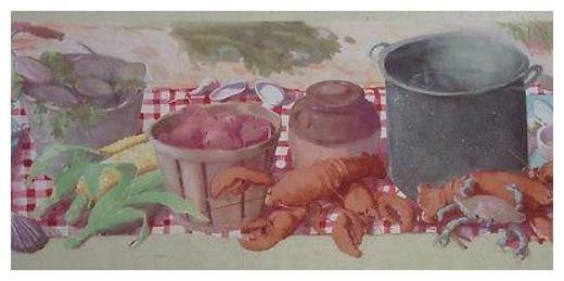 

York Lobster and Crab Wallpaper Border - OA4425B