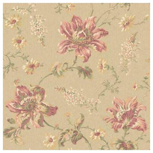

York Saphire Oasis Raised Floral Metallic Print Wallpaper - JR5754